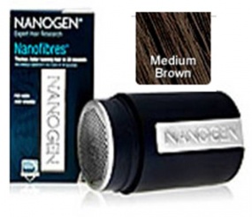 Камуфляж д/волос Nanogen (тон: Средне-коричневый) 15 гр.