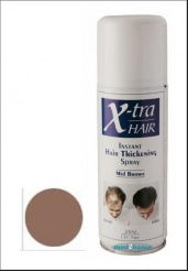 Камуфляж-спрей д/волос X-Tra Hair (тон: Средне-коричневый) 200 мл.